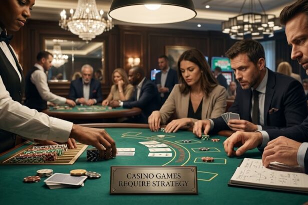 Casino Games Require Strategy