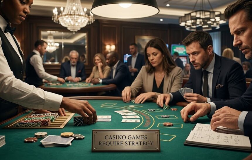 Casino Games Require Strategy